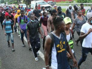 protesta haitianos