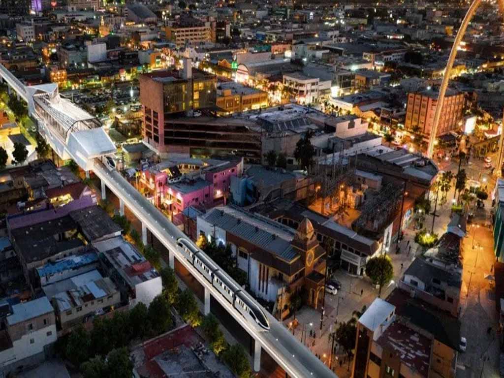 tren elevado en Tijuana