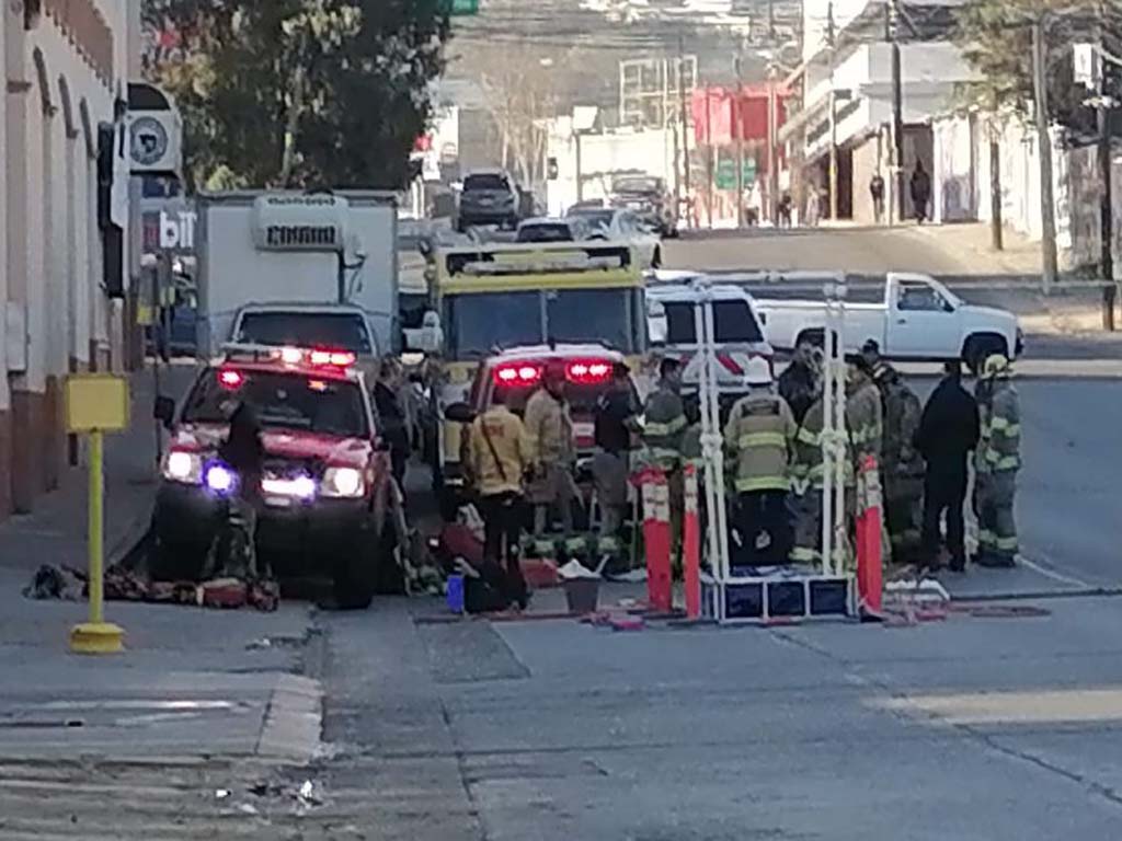 Residuos de amoniaco en antiguo rastro municipal, lo que movilizó a bomberos