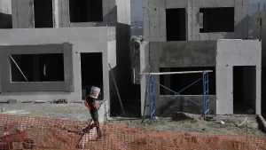 Edificios en construcción en la ciudad de Tijuana