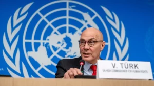 Volker Türk, Comisionado de la ONU para los Derechos Humanos, en una visita oficial
