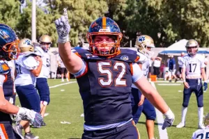 Equipo de fútbol americano Zorros Mexicali OEFA en el emparrillado