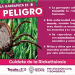 Personal de salud y autoridades municipales trabajando en la prevención de rickettsia en Tecate