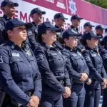 Ceremonia de retiro policías Mexicali en el Palacio Municipal