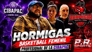 Jugadoras de Hormigas Basketball Tijuana preparándose para su debut profesional