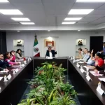 Autoridades municipales durante la sesión del Consejo de Paz y Justicia Cívica Tijuana